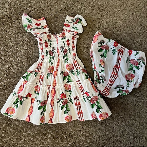 Hill House Other - Hill House Home The Tiny Baby Ellie Nap Dress in Red Shell Vine Stripe